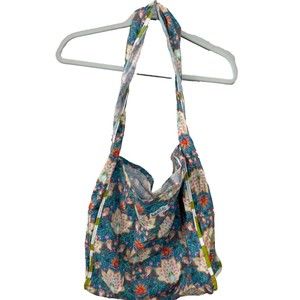 Tutu and Lilli Boutique Floral Cotton‎ Purse Tote Made USA